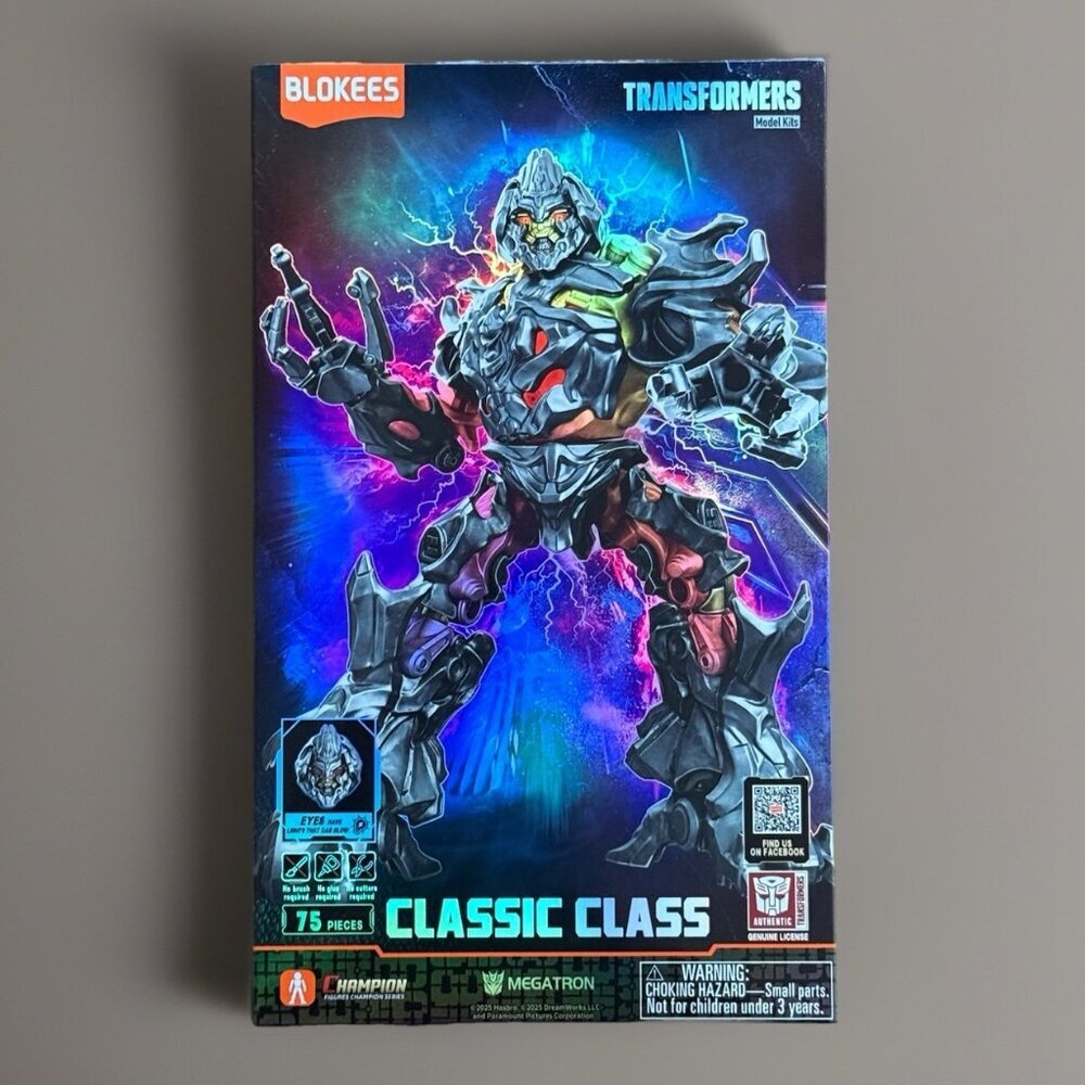 Blokees Transformers Classic Class 10 Megatron Model Kit 75pcs 20 Joints New